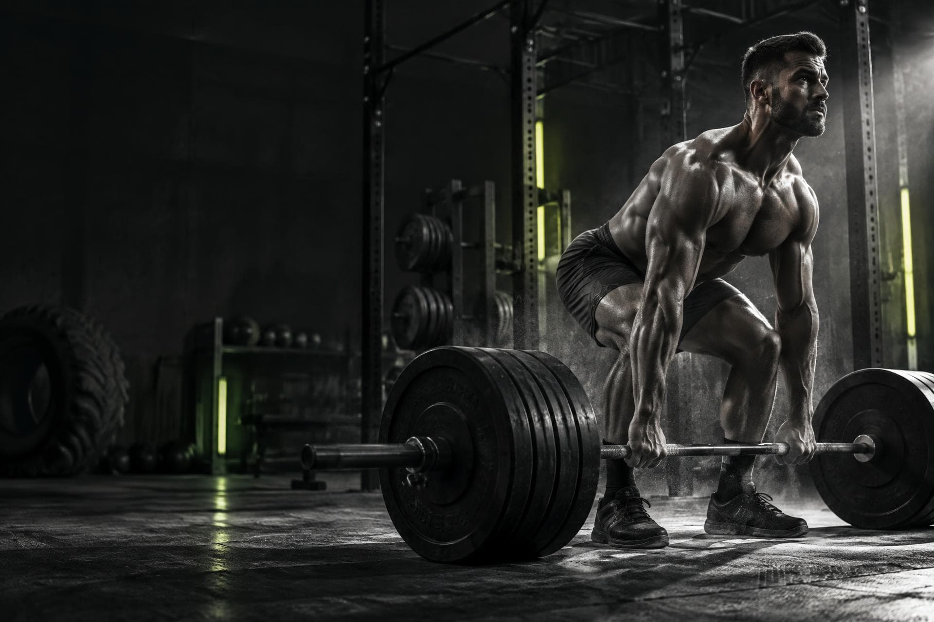 Athlete deadlifting in the Iron Form strength room
